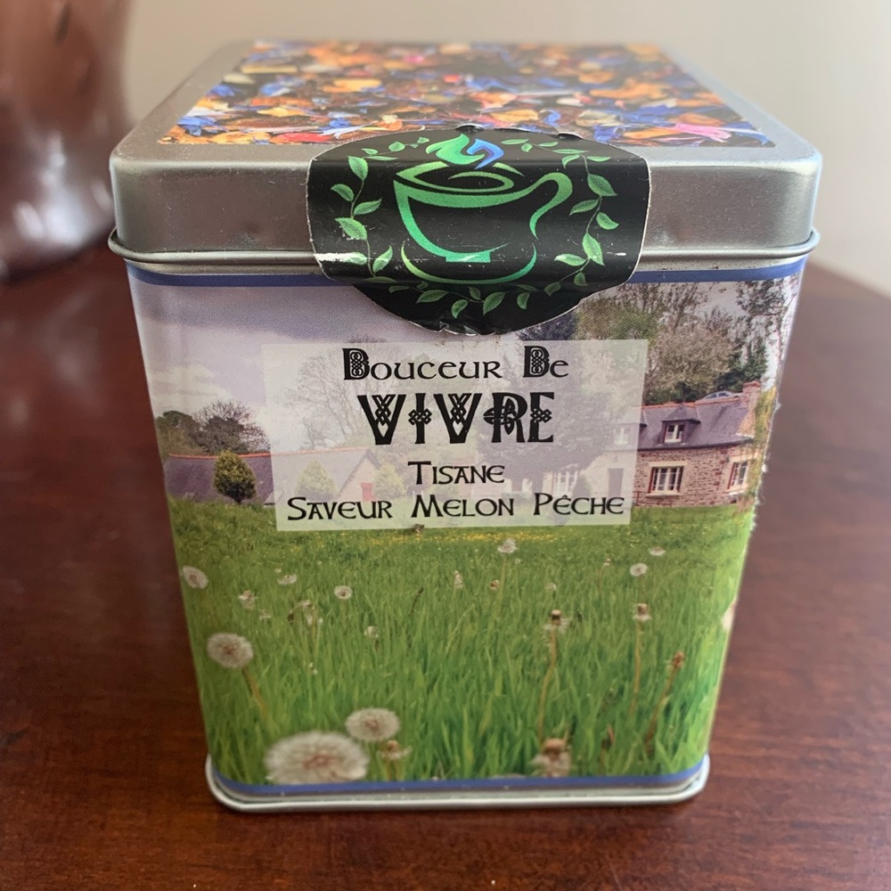 Lot of 5 Tea Metal Tins with Lids - Picture 7 of 14